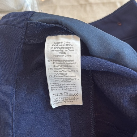 J. Crew Blue Dress Pants with Tapered Fit Size 2 - Picture 6 of 8